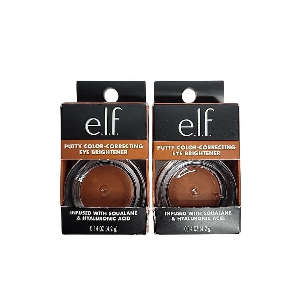 2x e.l.f. Putty Color Correcting Eye Brightener Deep Rich 0.14oz‎ New